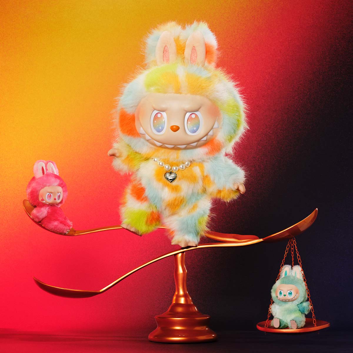 Pop Mart Labubu The Monsters Big into Energy Series Rock The Universe Vinyl Plush Doll