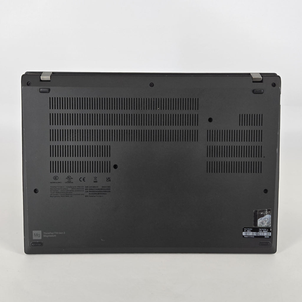Lenovo ThinkPad T14 Gen 3 Black 1.7 GHz Intel Core i7 12th Gen. 32GB RAM 512GB Solid State Drive