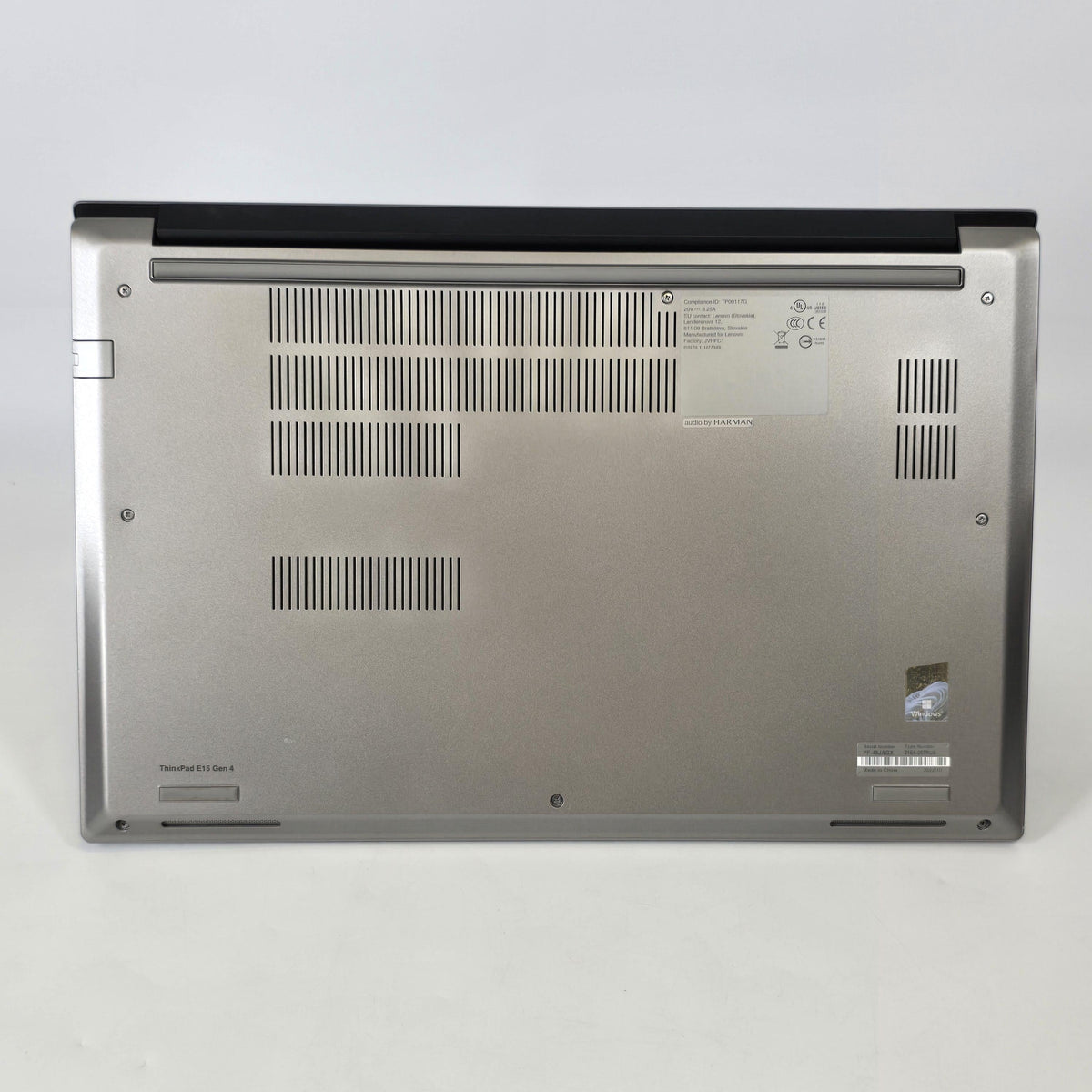 Lenovo ThinkPad E15 Gen 4 Silver 1.7 GHz Intel Core i7 12th Gen. 16GB RAM 1TB Solid State Drive