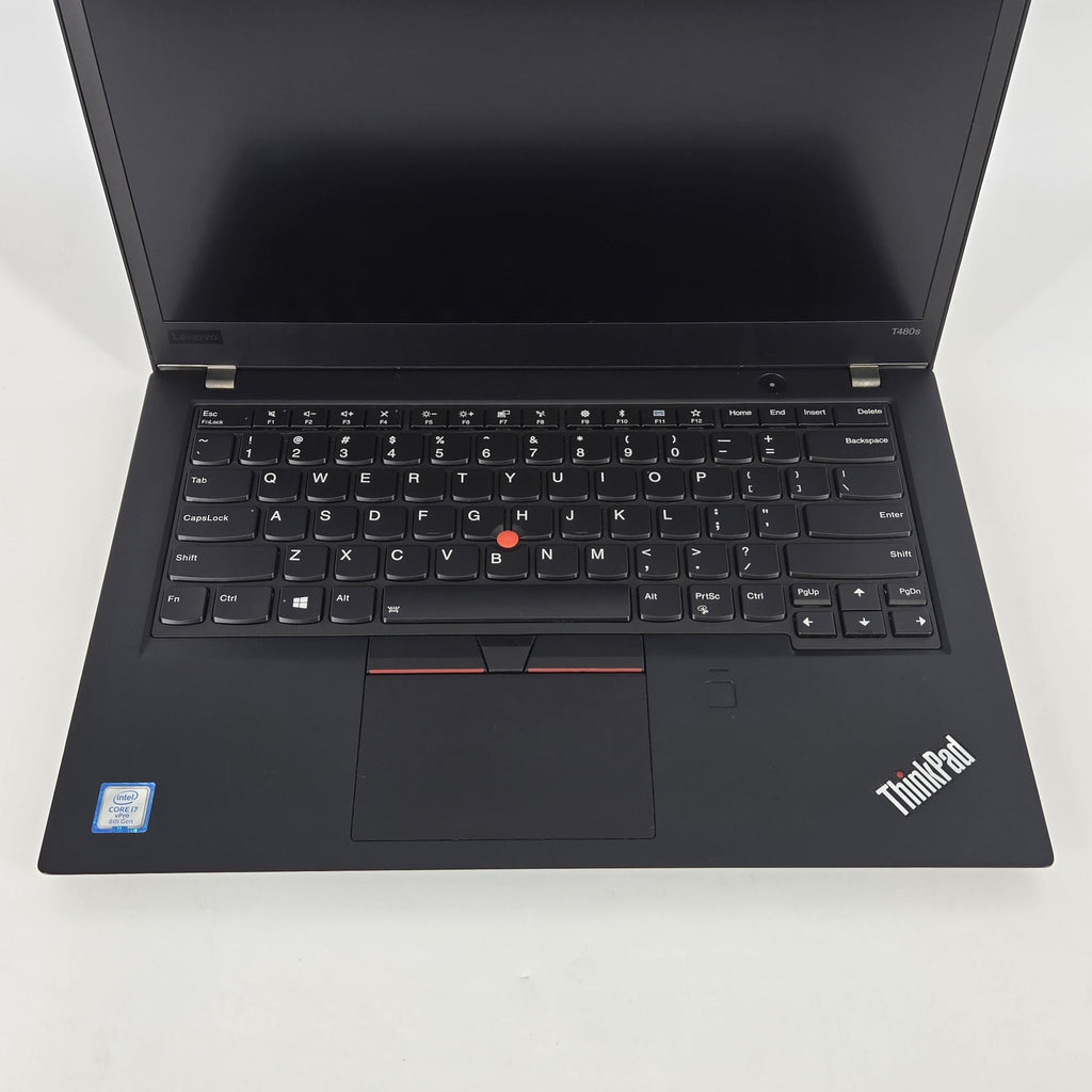 Lenovo ThinkPad T480s 14 Black 1.9 GHz Intel Core i7 8th Gen. 8GB RAM 256GB Solid State Drive