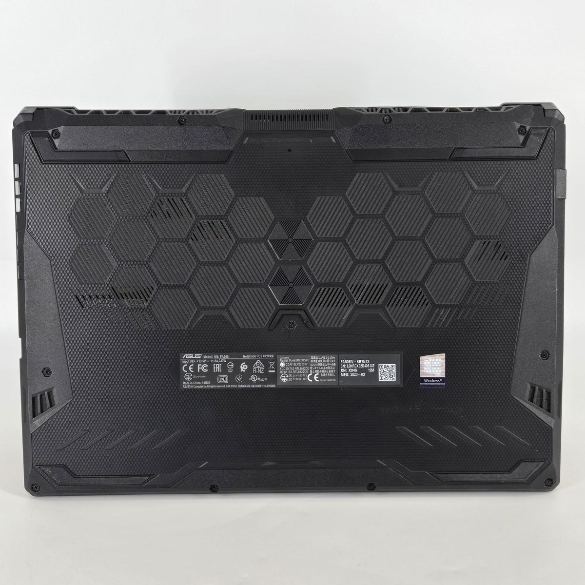 Asus TUF A15 15.6 Gray 2.9 GHz AMD Ryzen 7 4800H 32GB RAM 1TB Solid State Drive 1TB Hard Disk Drive NVIDIA GeForce RTX 2060 6 GB