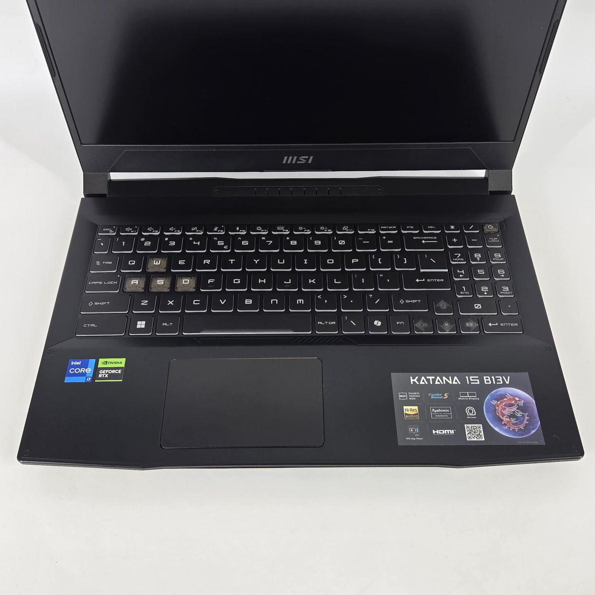 MSI Katana 15 15.6 Black 2.4 GHz Intel Core i7 13th Gen. 16GB RAM 1TB Solid State Drive NVIDIA GeForce RTX 4050 6 GB