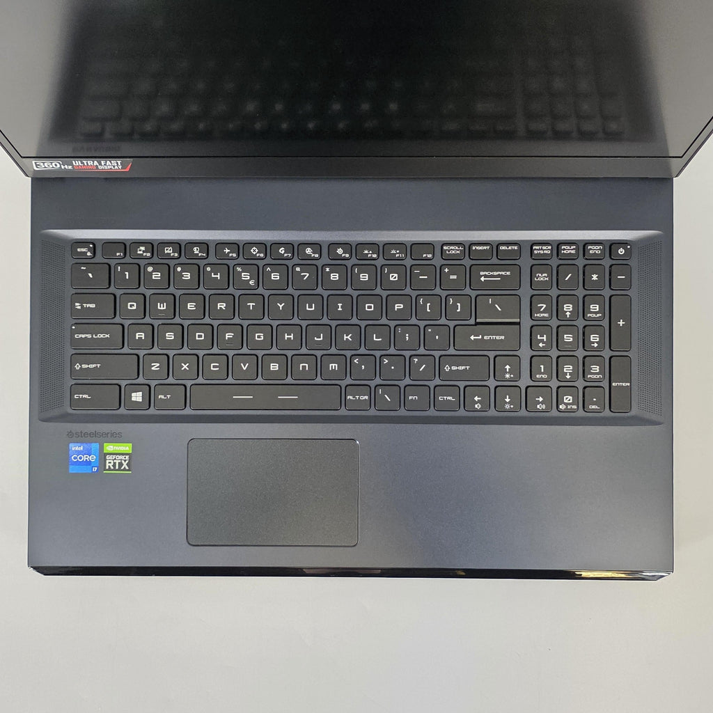 MSI Raider GE76 17.3 Blue 2.3 GHz Intel Core i7 11th Gen. 32GB RAM 1TB Solid State Drive NVIDIA GeForce RTX 3080 16 GB