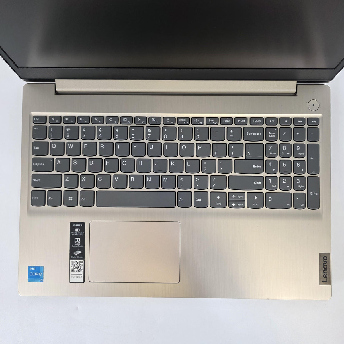 Lenovo IdeaPad 3i 15.6 Gold 3.0 GHz Intel Core i3 11th Gen. 8GB RAM 256GB Solid State Drive