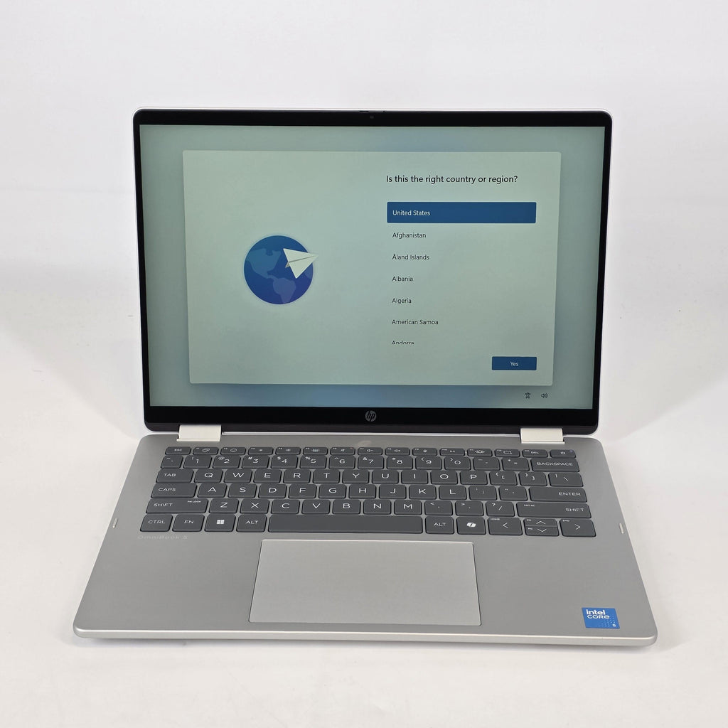 HP OmniBook 5 Flip 14 Glacier Silver 1.4 GHz Intel Core 5 8GB RAM 256GB Solid State Drive