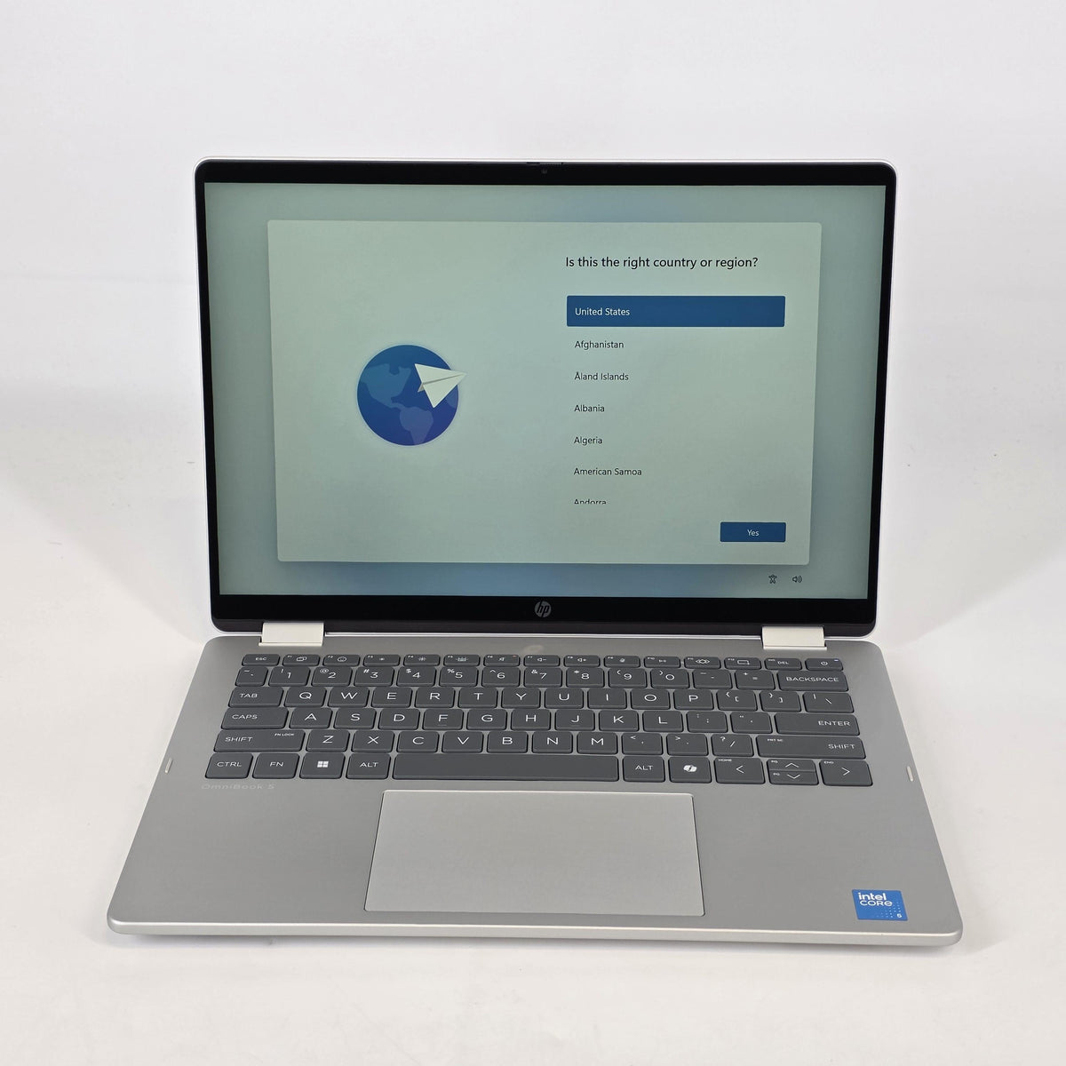 HP OmniBook 5 Flip 14 Glacier Silver 1.4 GHz Intel Core 5 8GB RAM 256GB Solid State Drive