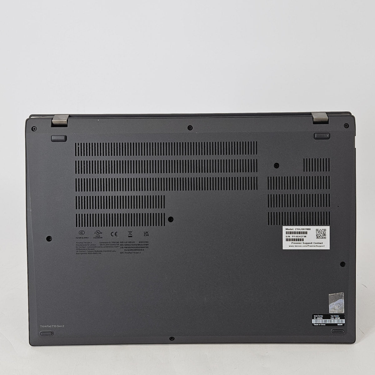 Lenovo ThinkPad T16 Gen 2 Gray 1.9 GHz Intel Core i7 13th Gen. 16GB RAM 512GB Solid State Drive