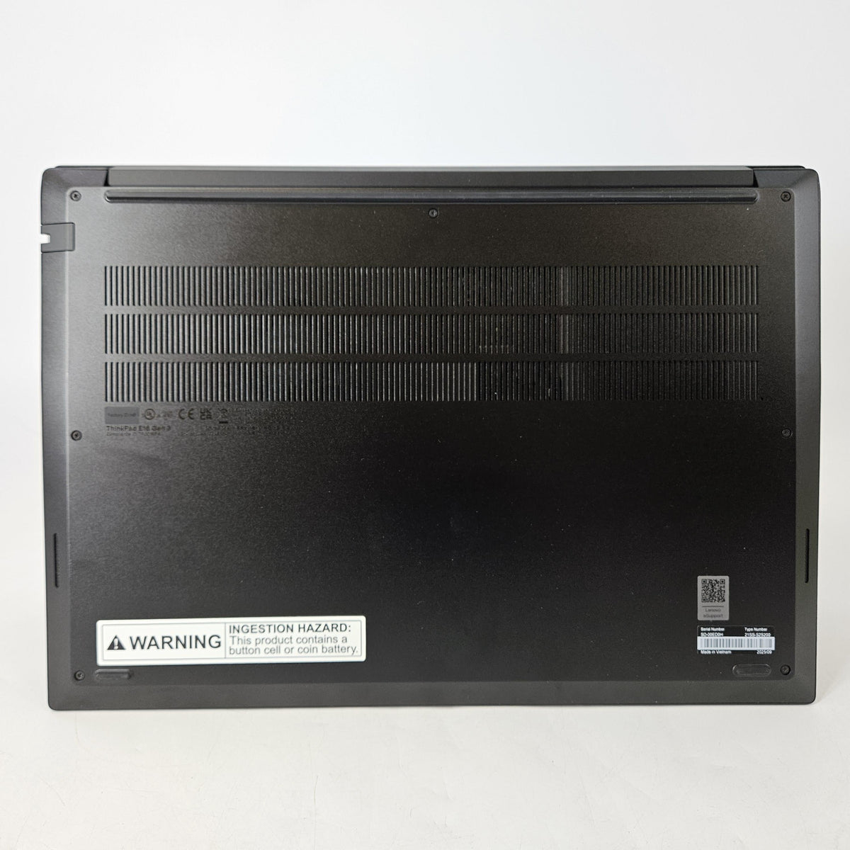 Lenovo ThinkPad E16 Gen 3 Black 1.5 GHz Intel Core Ultra 5 Series 2 16GB RAM 512GB Solid State Drive