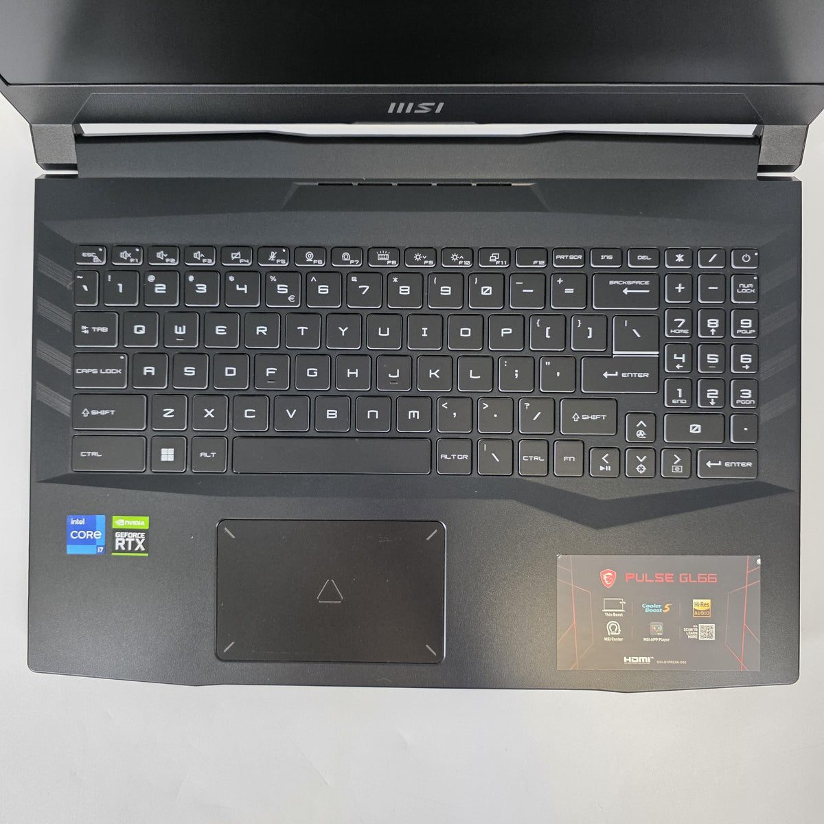 MSI Pulse GL66 15.6 Gray 2.7 GHz Intel Core i7 12th Gen. 16GB RAM 512GB Solid State Drive NVIDIA GeForce RTX 3060 6 GB