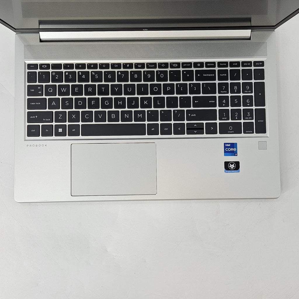 HP ProBook 450 G9 15.6 Silver 1.7 GHz Intel Core i7 12th Gen. 16GB RAM 256GB Solid State Drive