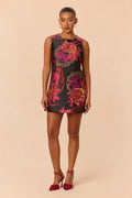 Think Of Me Embellished Jacquard Mini Dress - Pink/combo