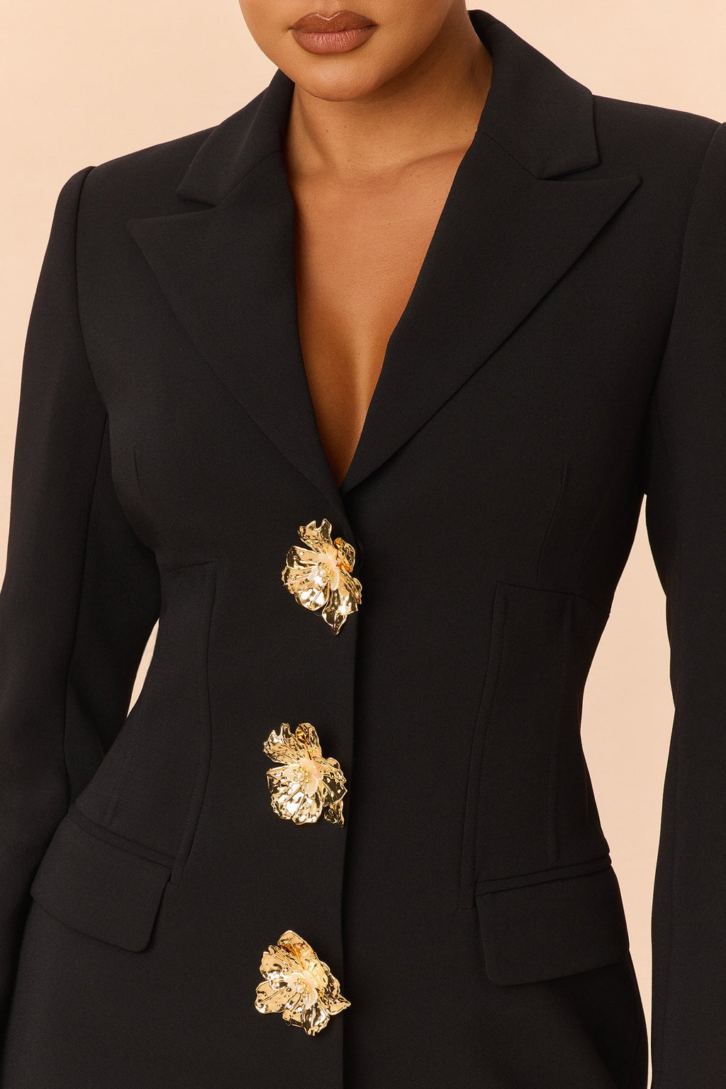 Out For The Night Blazer Mini Dress - Black