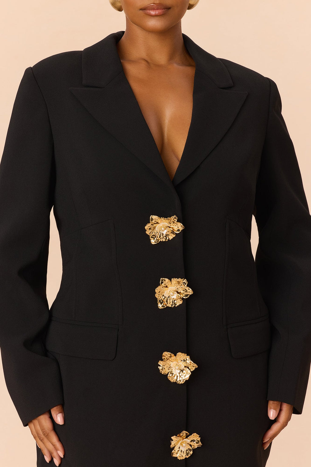 Out For The Night Blazer Mini Dress - Black