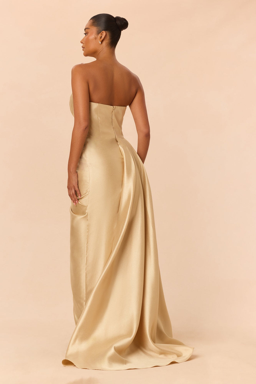 Can't Resist Taffeta Gown - Gold