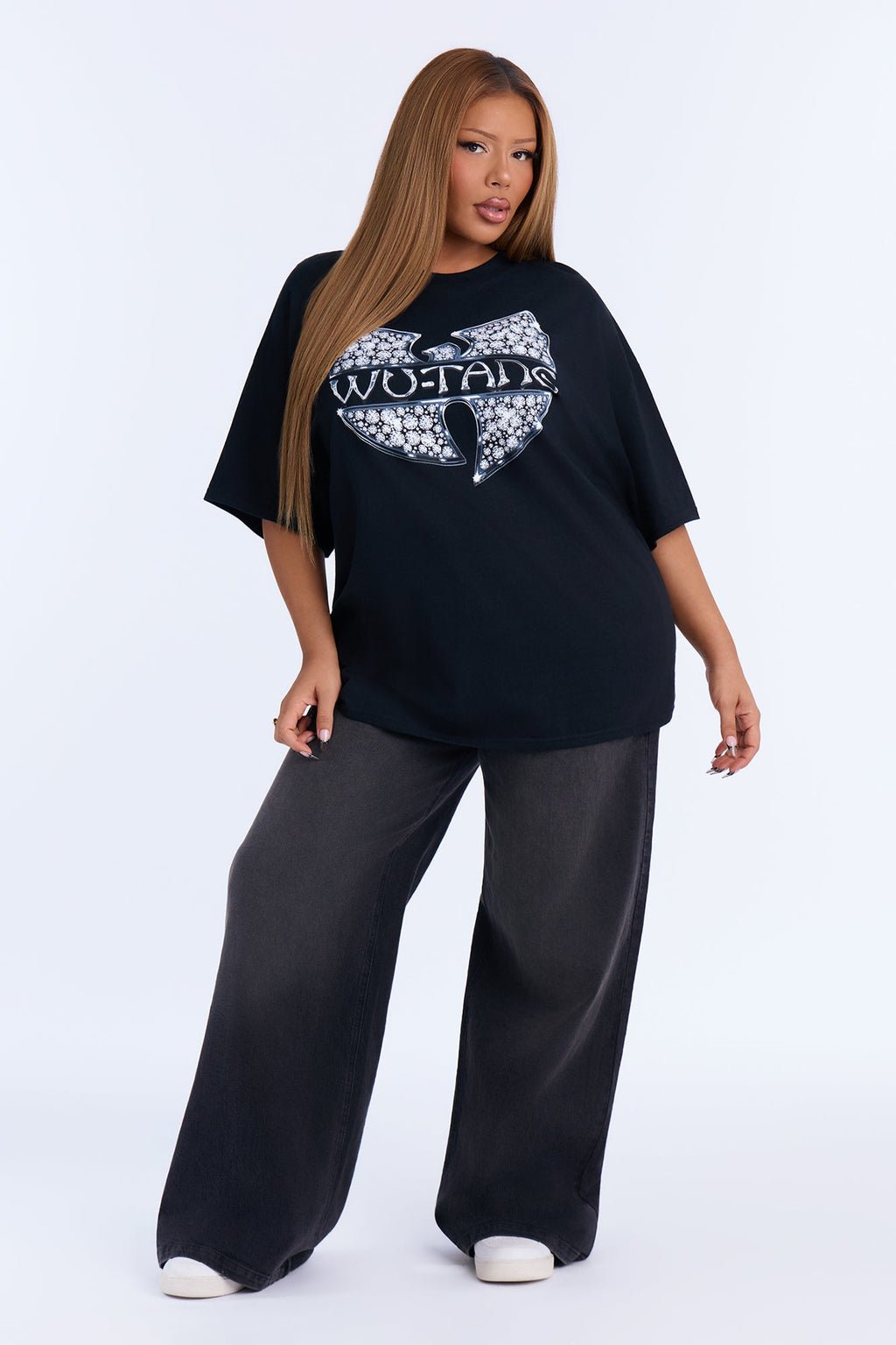 Wutang Monochrome Logo Tee - Black