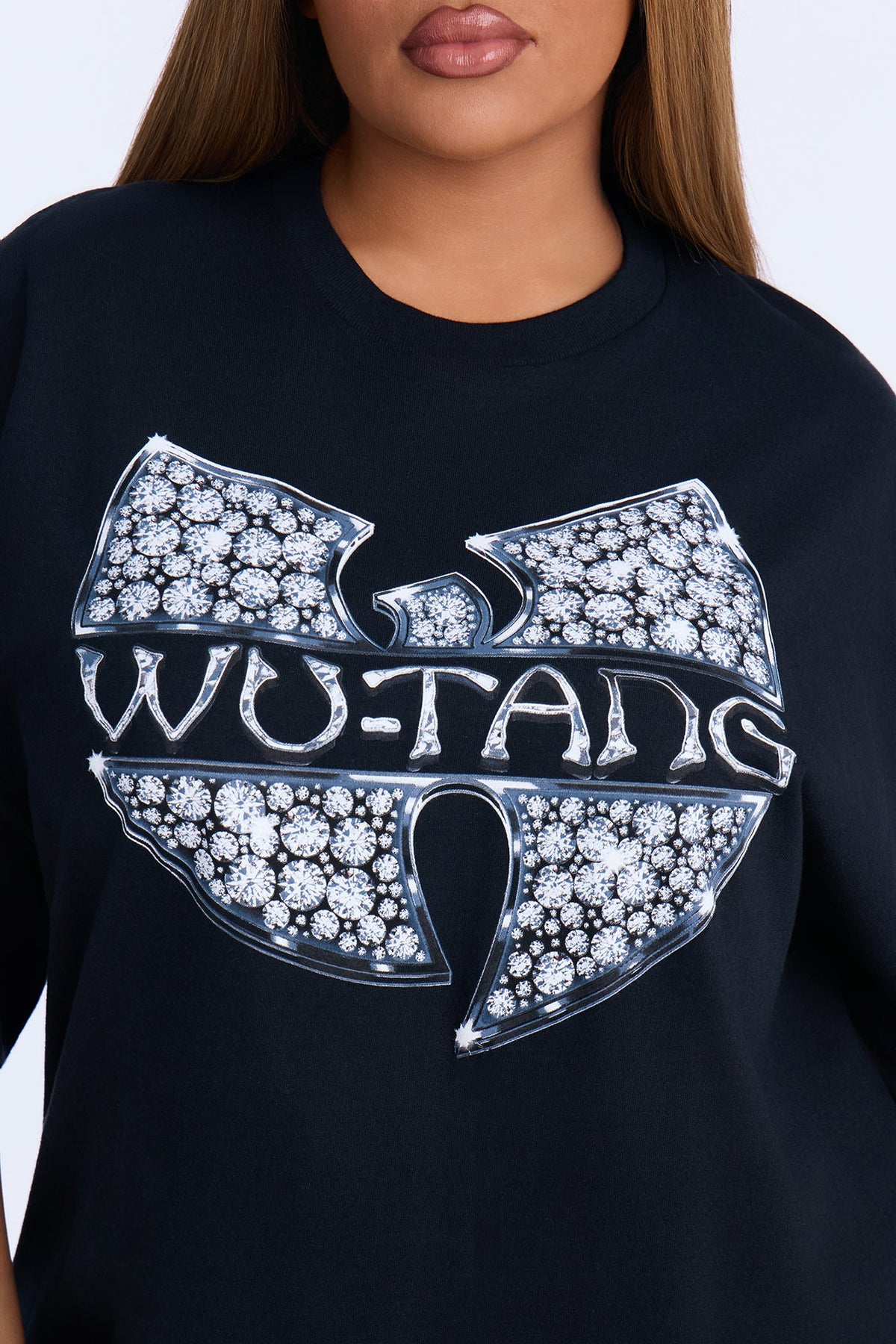 Wutang Monochrome Logo Tee - Black