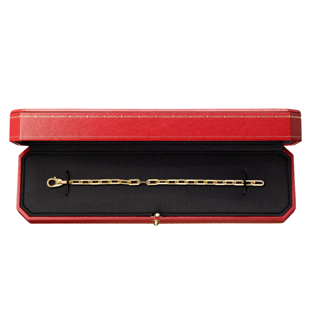 Cartier Santos de Cartier Bracelet, Chain, Medium Model, Yellow Gold