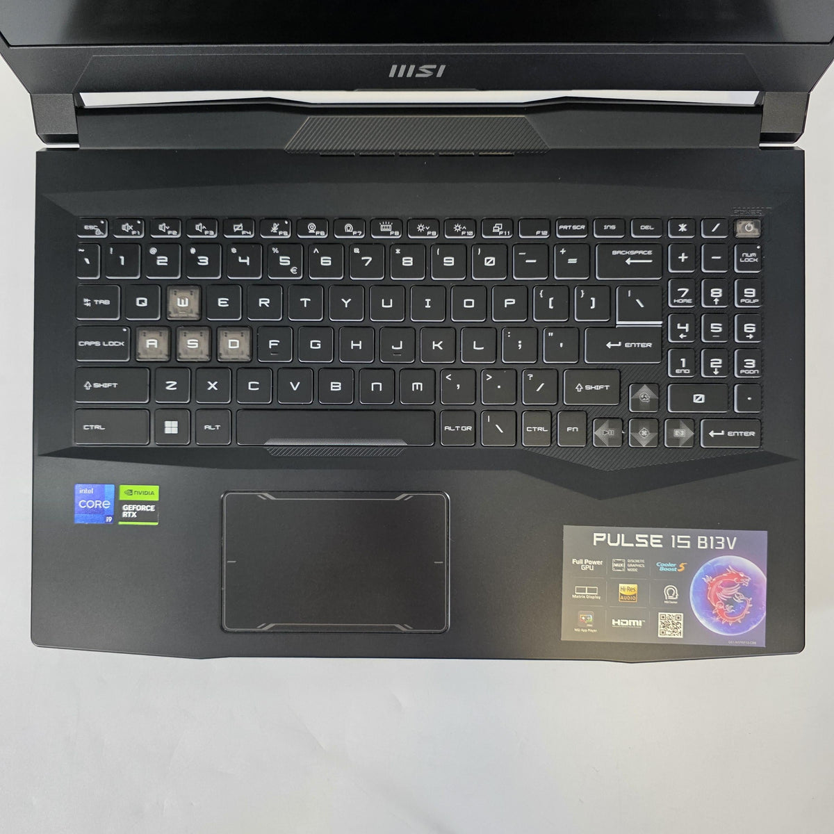 MSI Pulse 15 15.6 Black 2.6 GHz Intel Core i9 13th Gen. 32GB RAM 1TB Solid State Drive NVIDIA GeForce RTX 4070 8 GB