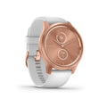 Garmin vivomove Style Hybrid Smartwatch 42mm, Rose Gold Aluminum Case, Silicone - 010-02240-00