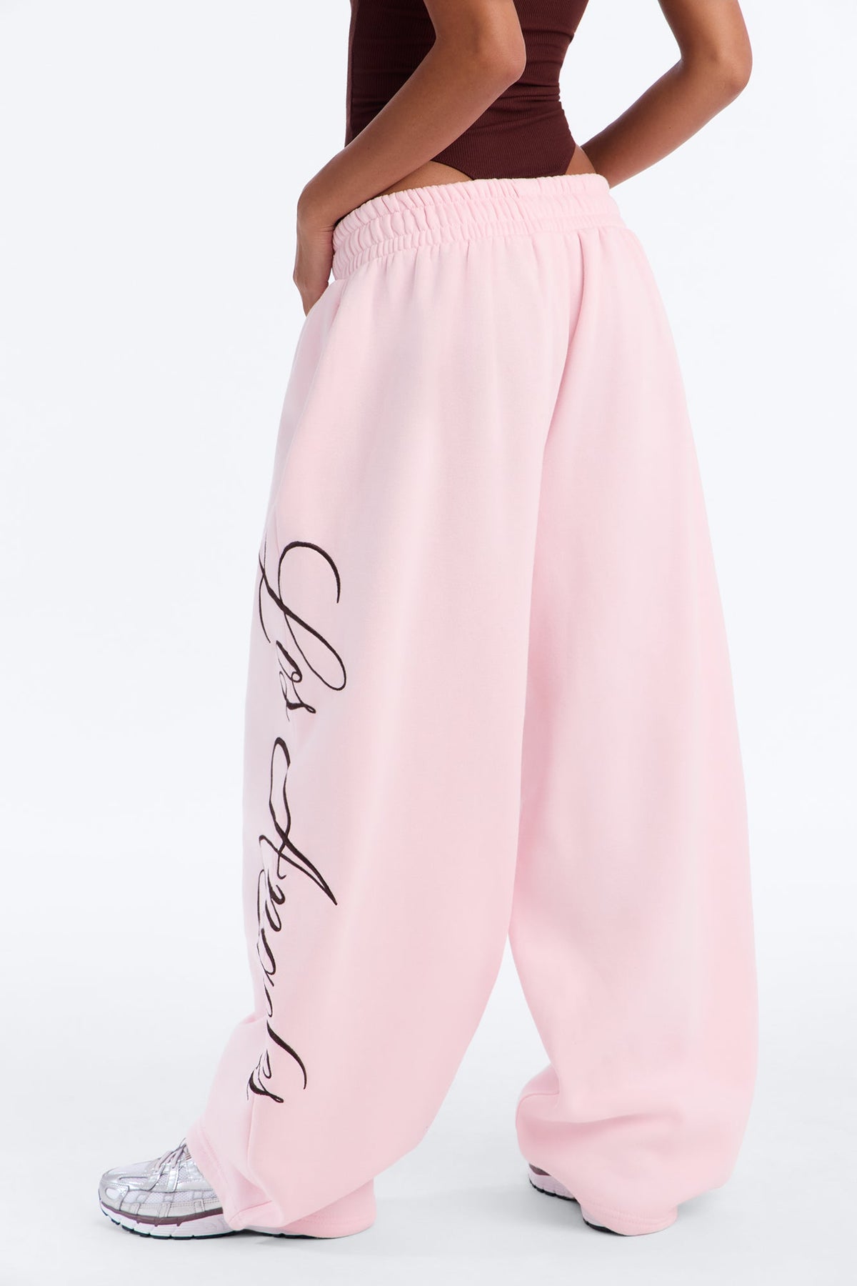 Los Angeles Script Barrel Sweatpants - Pink