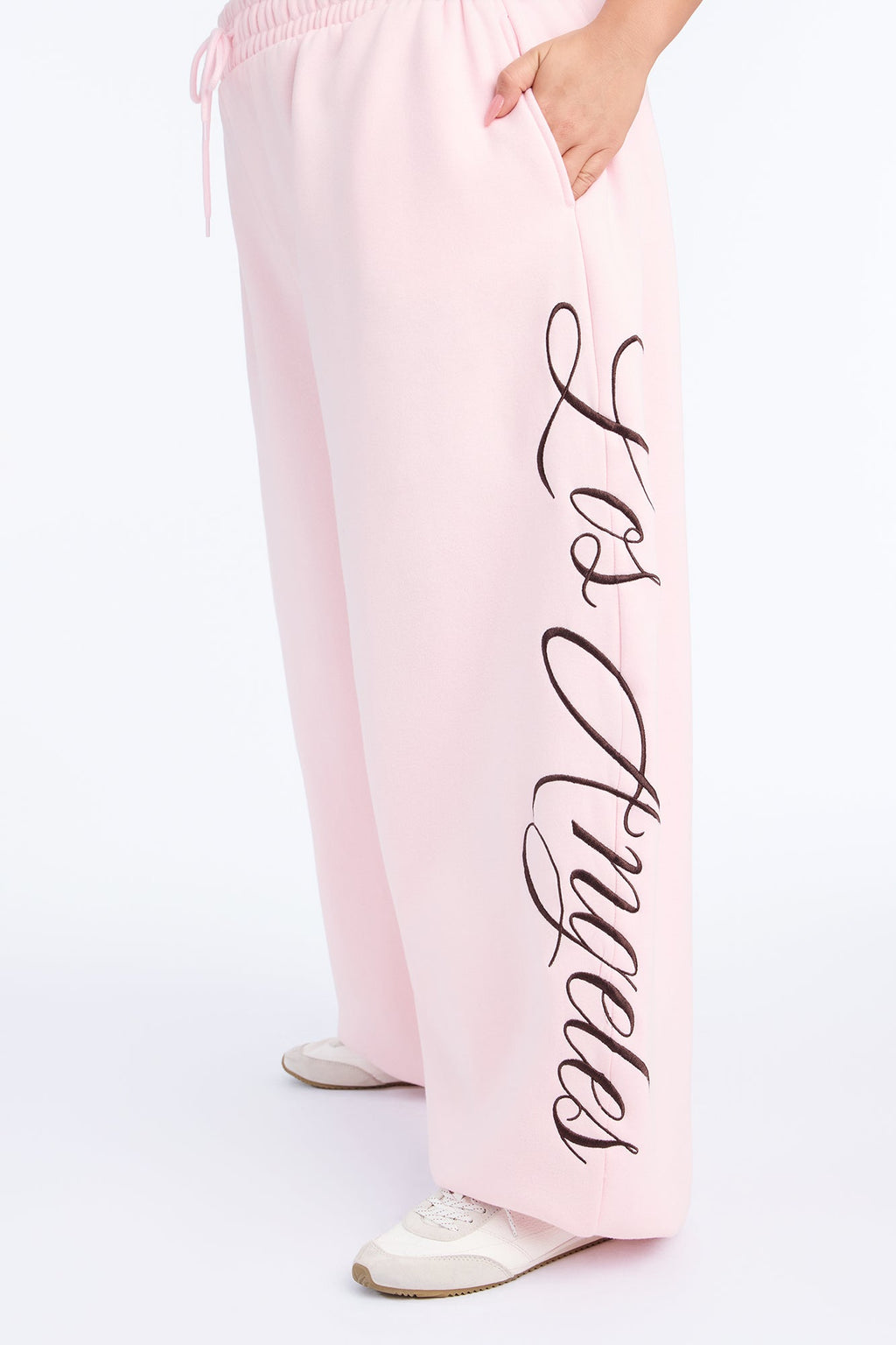 Los Angeles Script Barrel Sweatpants - Pink