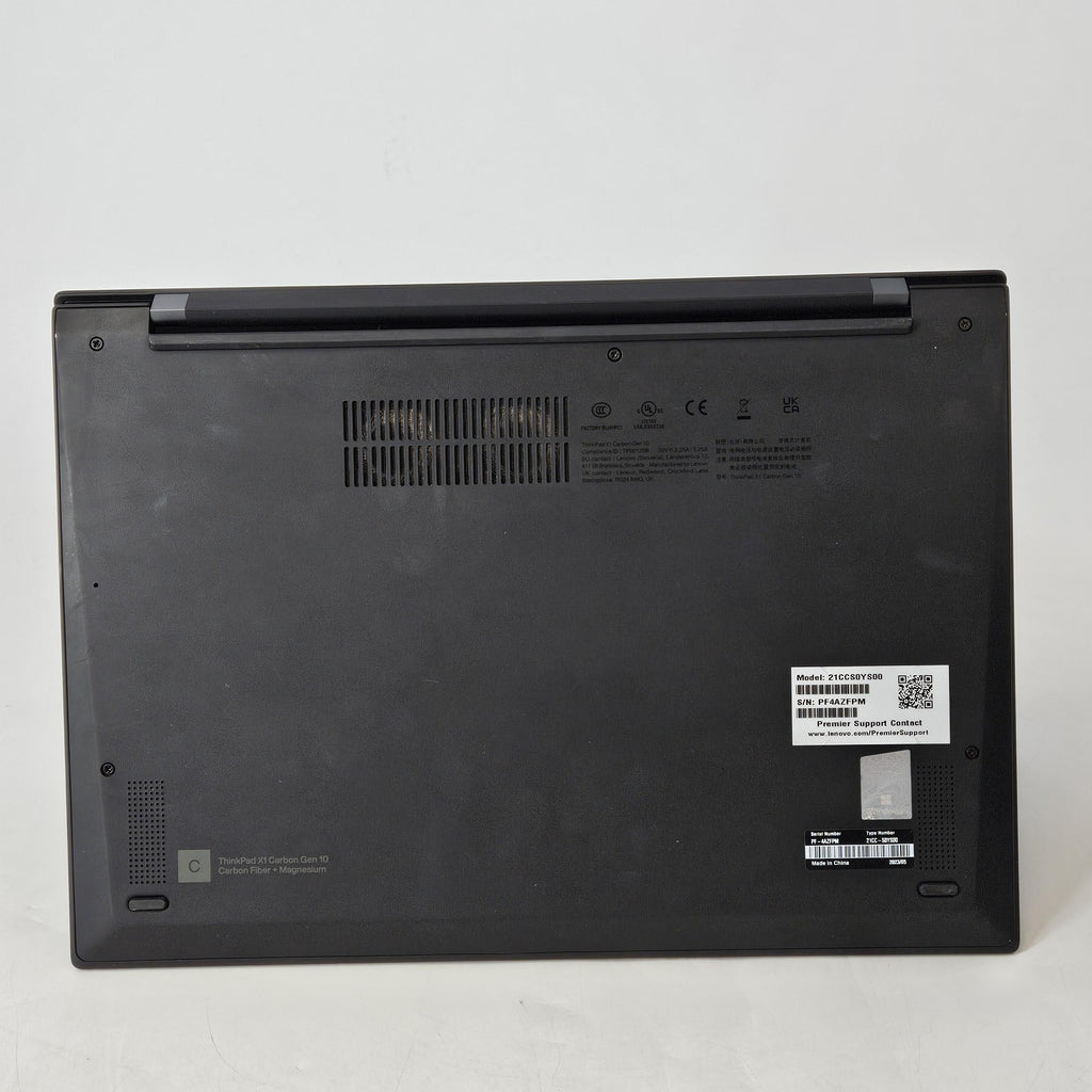 Lenovo ThinkPad X1 Carbon Gen 10 14 Black 1.6 GHz Intel Core i5 12th Gen. 16GB RAM 512GB Solid State Drive