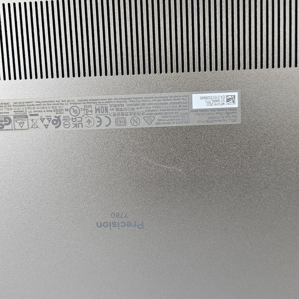 Dell Precision 7780 17.3 Gray 2.2 GHz Intel Core i9 13th Gen. 128GB RAM 2TB Solid State Drive NVIDIA RTX 5000 Ada 16 GB
