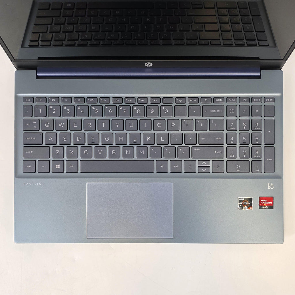 HP Pavilion 15 Blue 2.1 GHz AMD Ryzen 5 5500U 8GB RAM 512GB Solid State Drive