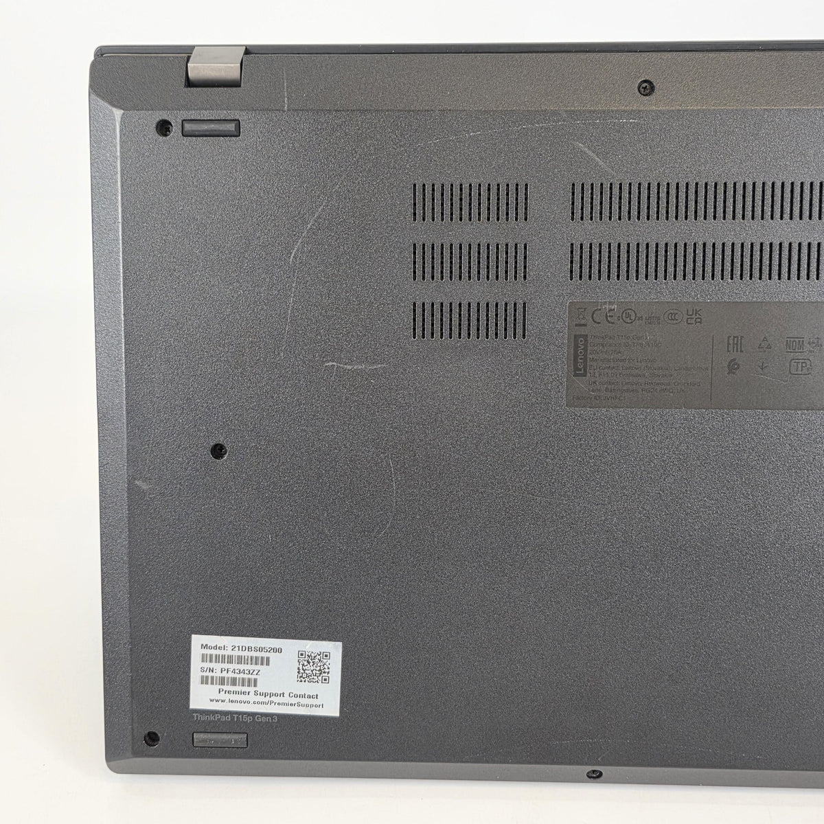 Lenovo ThinkPad T15p Gen 3 Black 2.3 GHz Intel Core i5 12th Gen. 16GB RAM 1TB Solid State Drive NVIDIA GeForce RTX 3050 4 GB