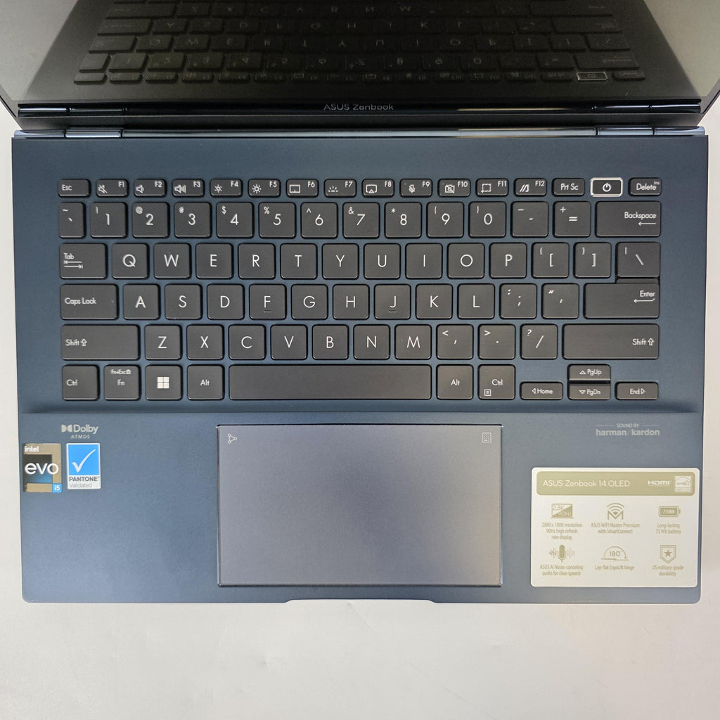 Asus Zenbook 14 Blue 1.9 GHz Intel Core i5 13th Gen. 16GB RAM 512GB Solid State Drive