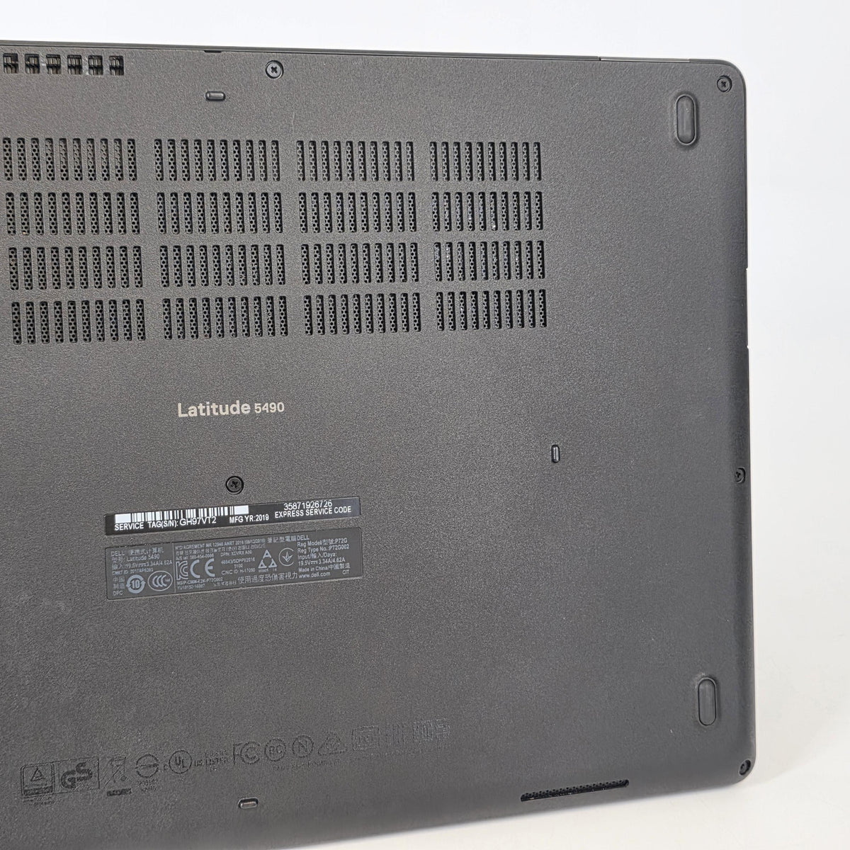 Dell Latitude 5490 14 Black 1.7 GHz Intel Core i5 8th Gen. 8GB RAM 256GB Solid State Drive