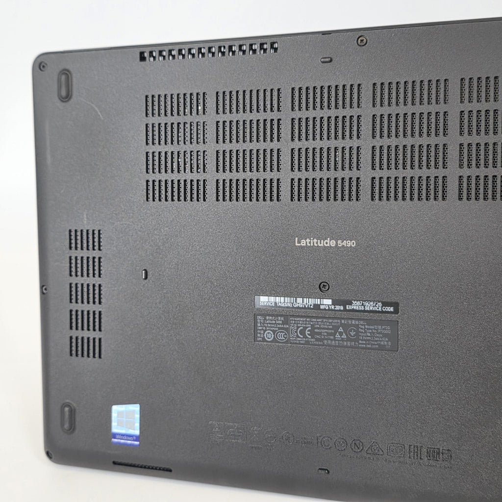 Dell Latitude 5490 14 Black 1.7 GHz Intel Core i5 8th Gen. 8GB RAM 256GB Solid State Drive