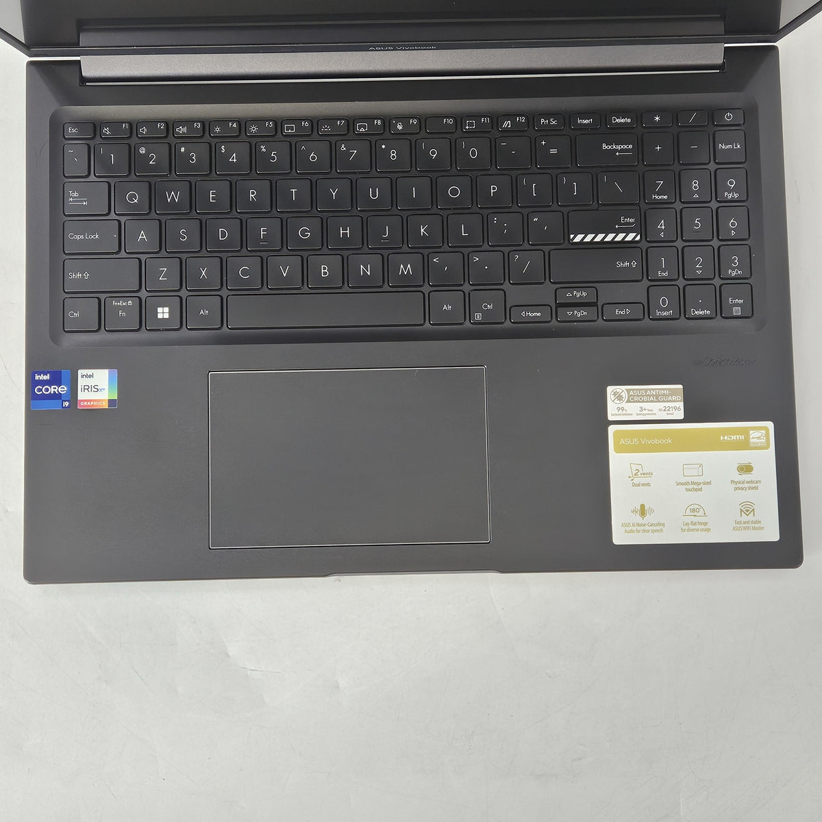 Asus Vivobook 16X Indie Black 2.6 GHz Intel Core i9 13th Gen. 32GB RAM 1TB Solid State Drive