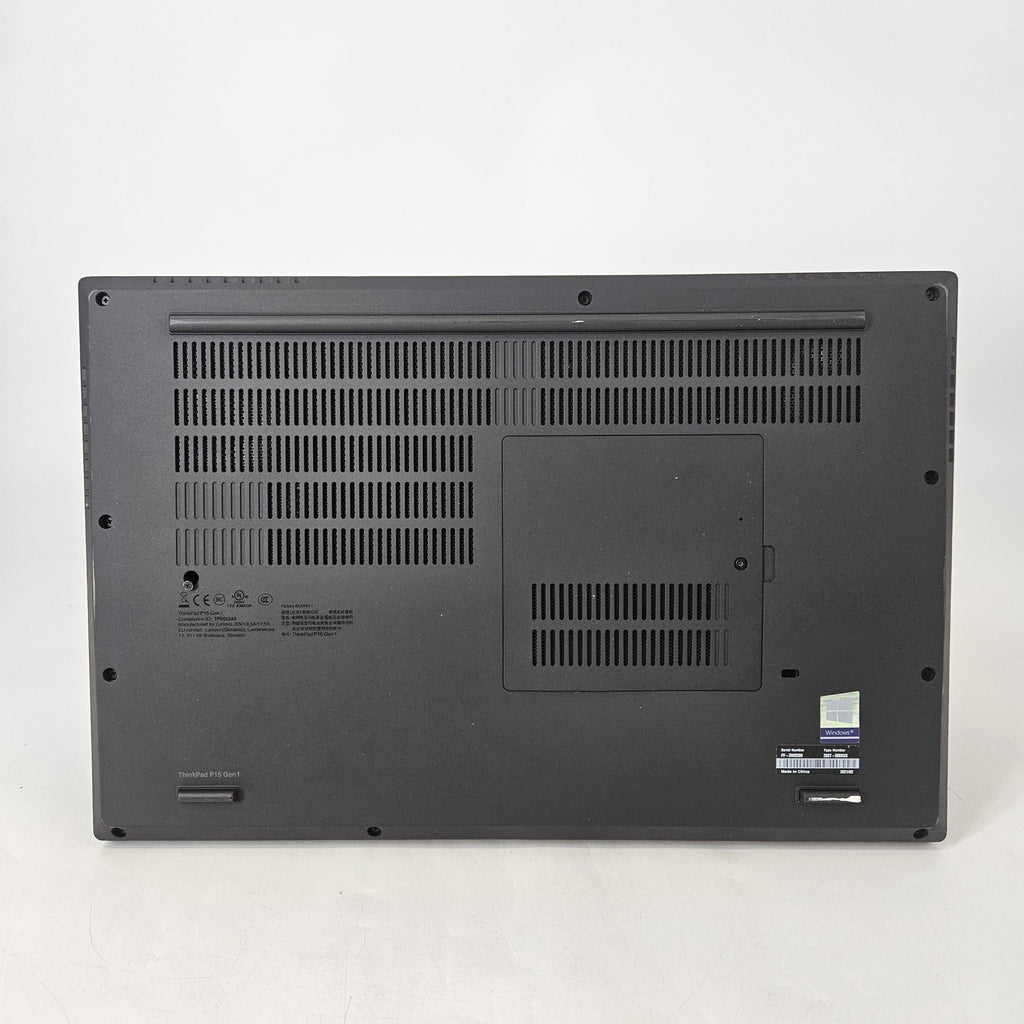 Lenovo ThinkPad P15 Gen 1 Black 2.4 GHz Intel Core i9 10th Gen. 32GB RAM 512GB Solid State Drive NVIDIA Quadro T2000 4 GB