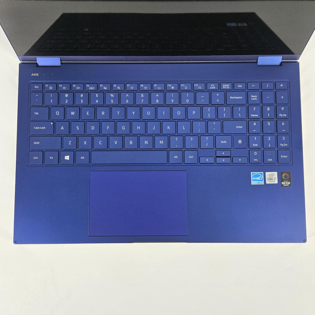 Galaxy Book Flex 15.6 Blue 1.3 GHz Intel Core i7 10th Gen. 12GB RAM 512GB Solid State Drive
