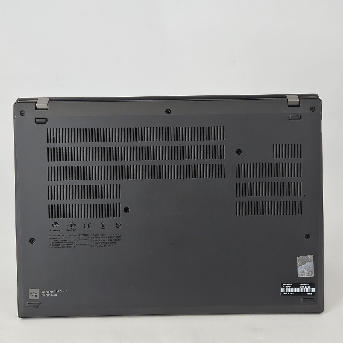 Lenovo ThinkPad T14 Gen 3 Gray 1.3 GHz Intel Core i5 12th Gen. 16GB RAM 512GB Solid State Drive