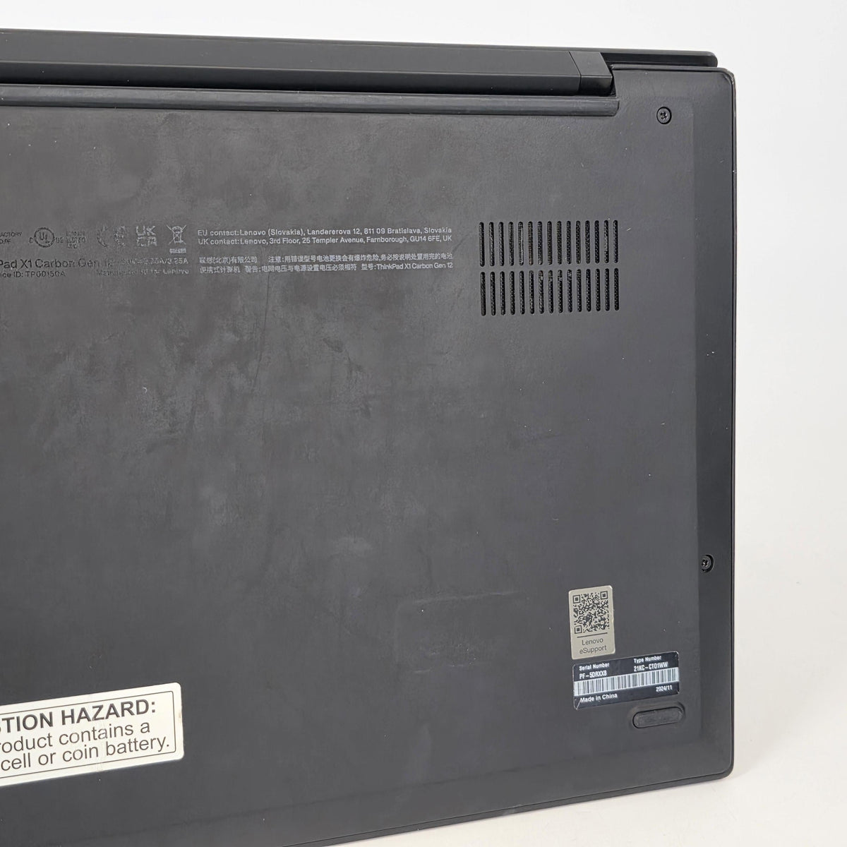 Lenovo ThinkPad X1 Carbon Gen 12 14 Black 1.7 GHz Intel Core Ultra 7 32GB RAM 1TB Solid State Drive