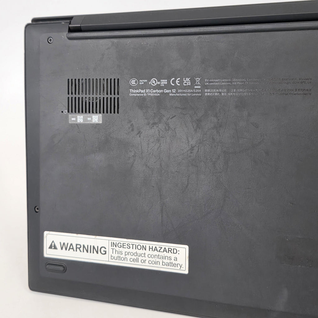 Lenovo ThinkPad X1 Carbon Gen 12 14 Black 1.7 GHz Intel Core Ultra 7 32GB RAM 1TB Solid State Drive