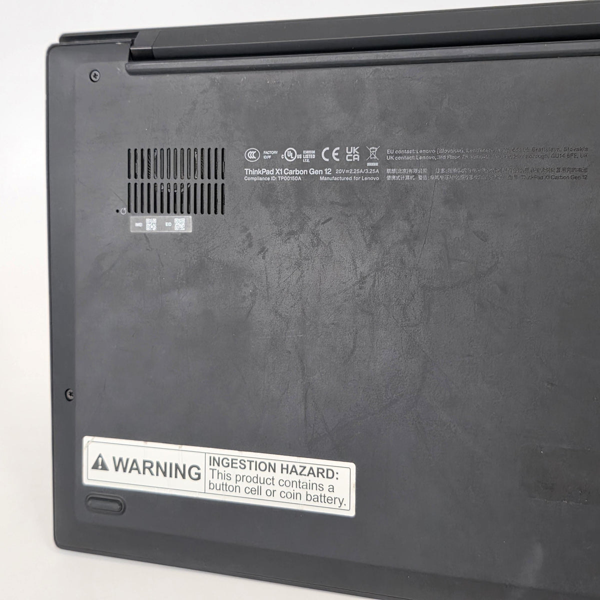 Lenovo ThinkPad X1 Carbon Gen 12 14 Black 1.7 GHz Intel Core Ultra 7 32GB RAM 1TB Solid State Drive