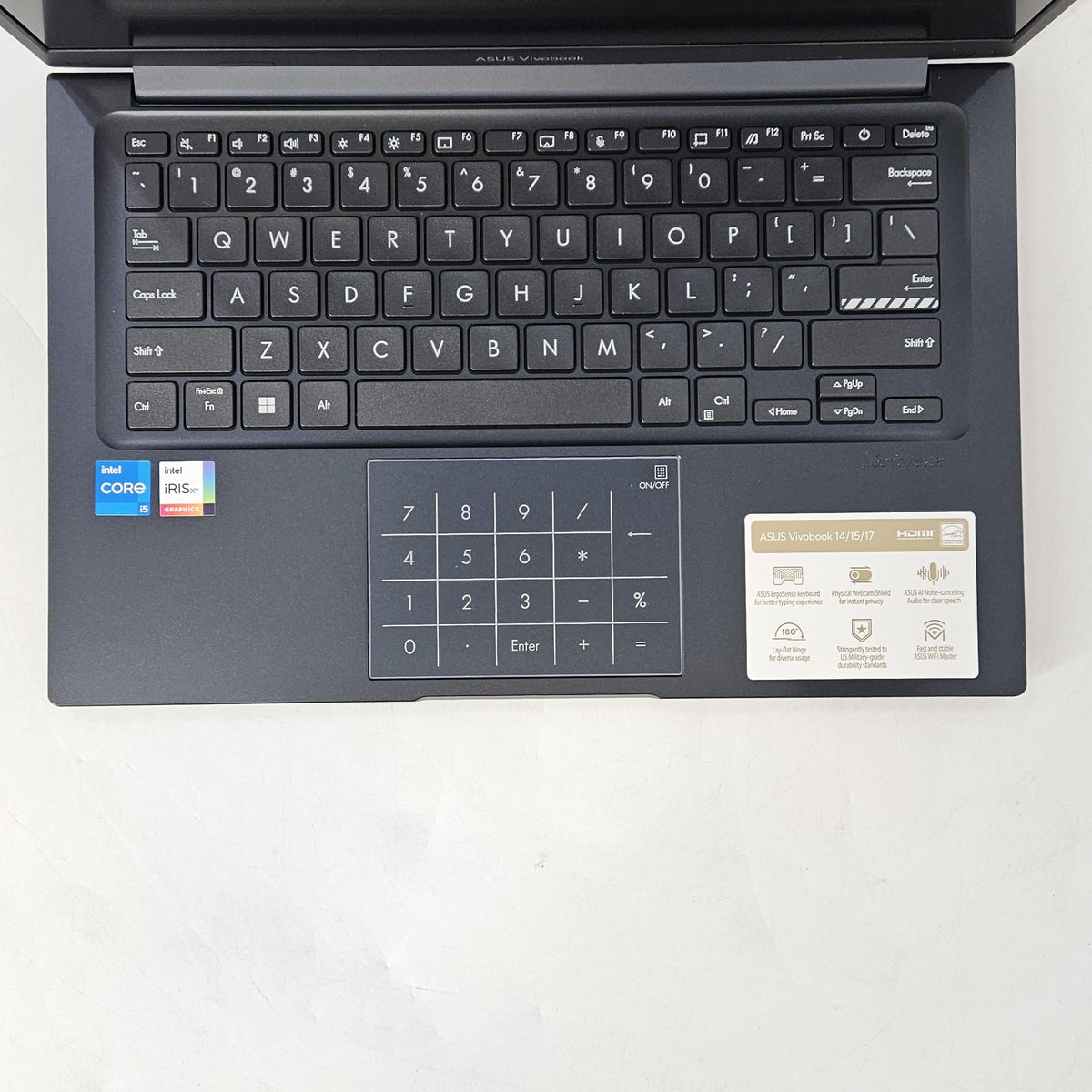 Asus Vivobook 14 Blue 1.3 GHz Intel Core i5 13th Gen. 12GB RAM 256GB Solid State Drive