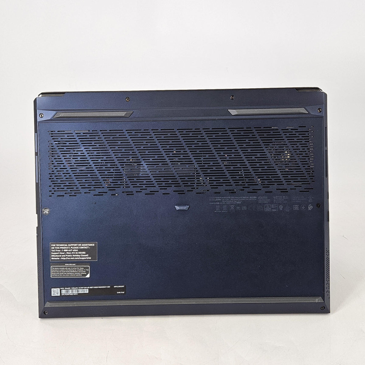 MSI Stealth 14 Studio 14 Blue 2.4 GHz Intel Core i7 13th Gen. 16GB RAM 1TB Solid State Drive NVIDIA GeForce RTX 4060 8 GB