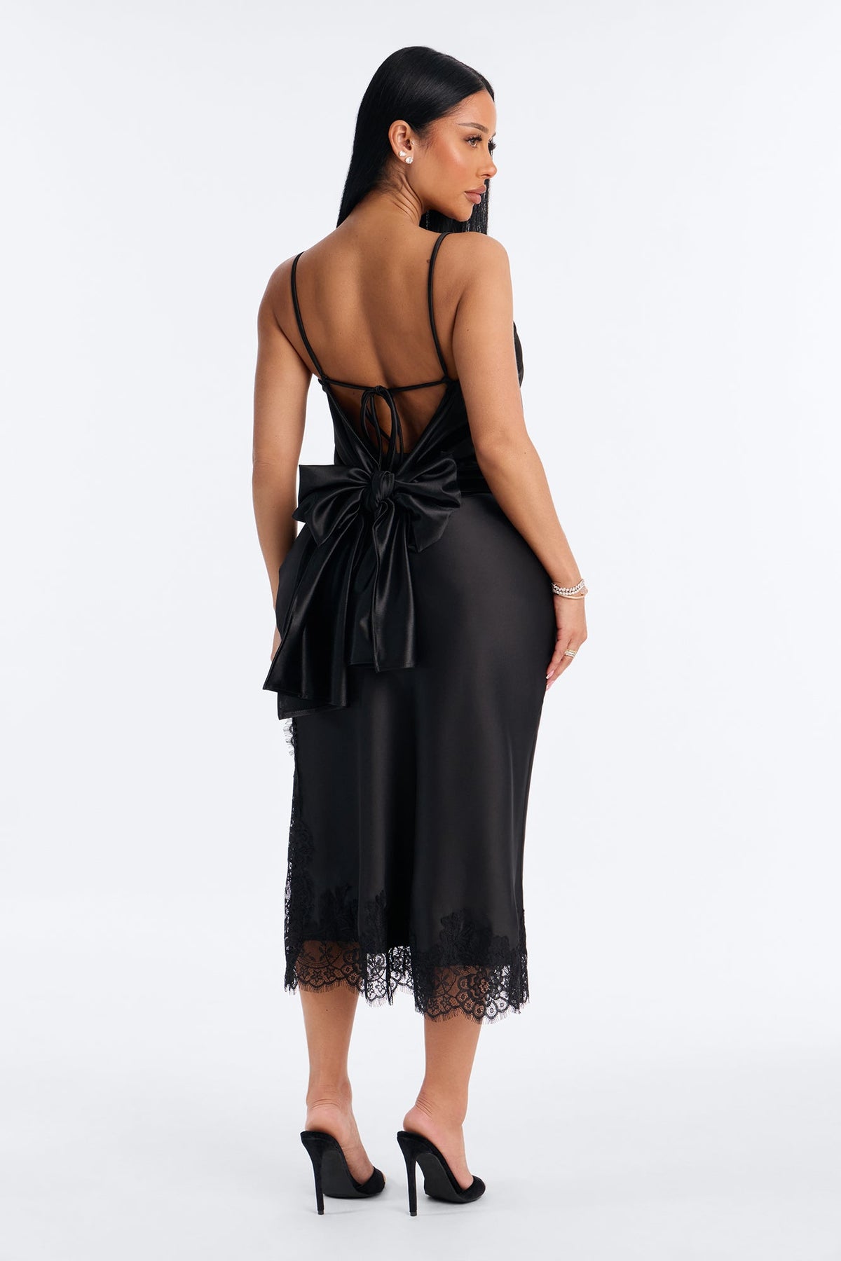 Private Party High Low Top - Black