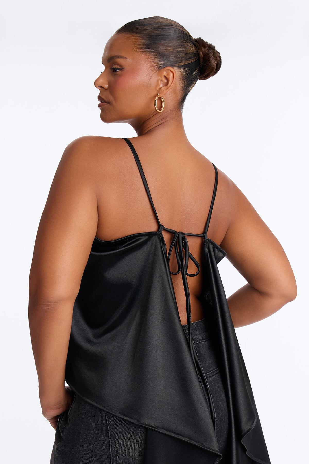 Private Party High Low Top - Black