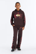 Mini Von Dutch Graffiti Sweatpant - Brown