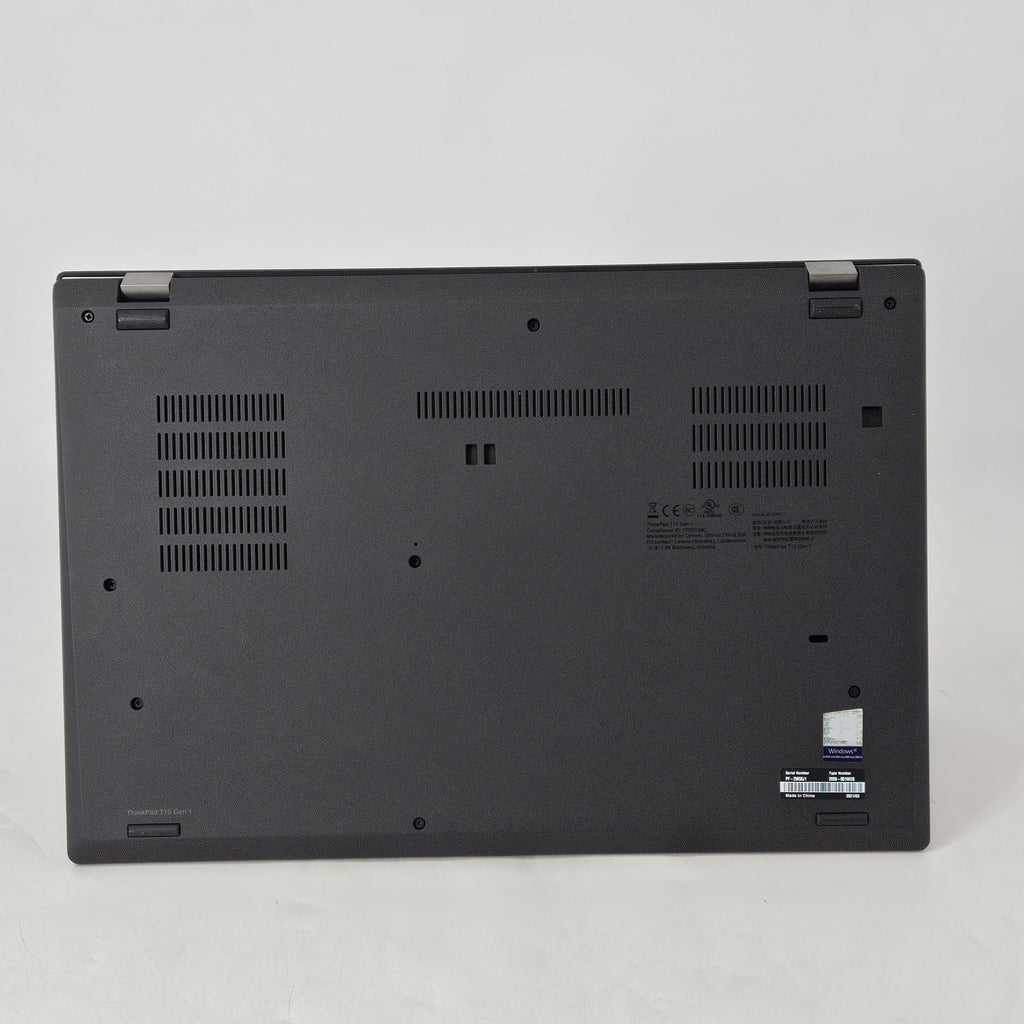 Lenovo ThinkPad T15 Gen 1 Black 1.8 GHz Intel Core i7 10th Gen. 16GB RAM 512GB Solid State Drive