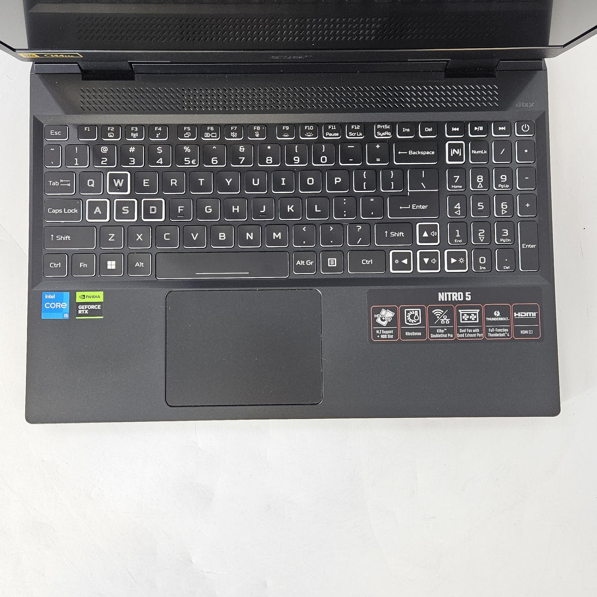 Acer Nitro 5 15.6 Black 3.1 GHz Intel Core i5 12th Gen. 16GB RAM 512GB Solid State Drive NVIDIA GeForce RTX 4050 6 GB