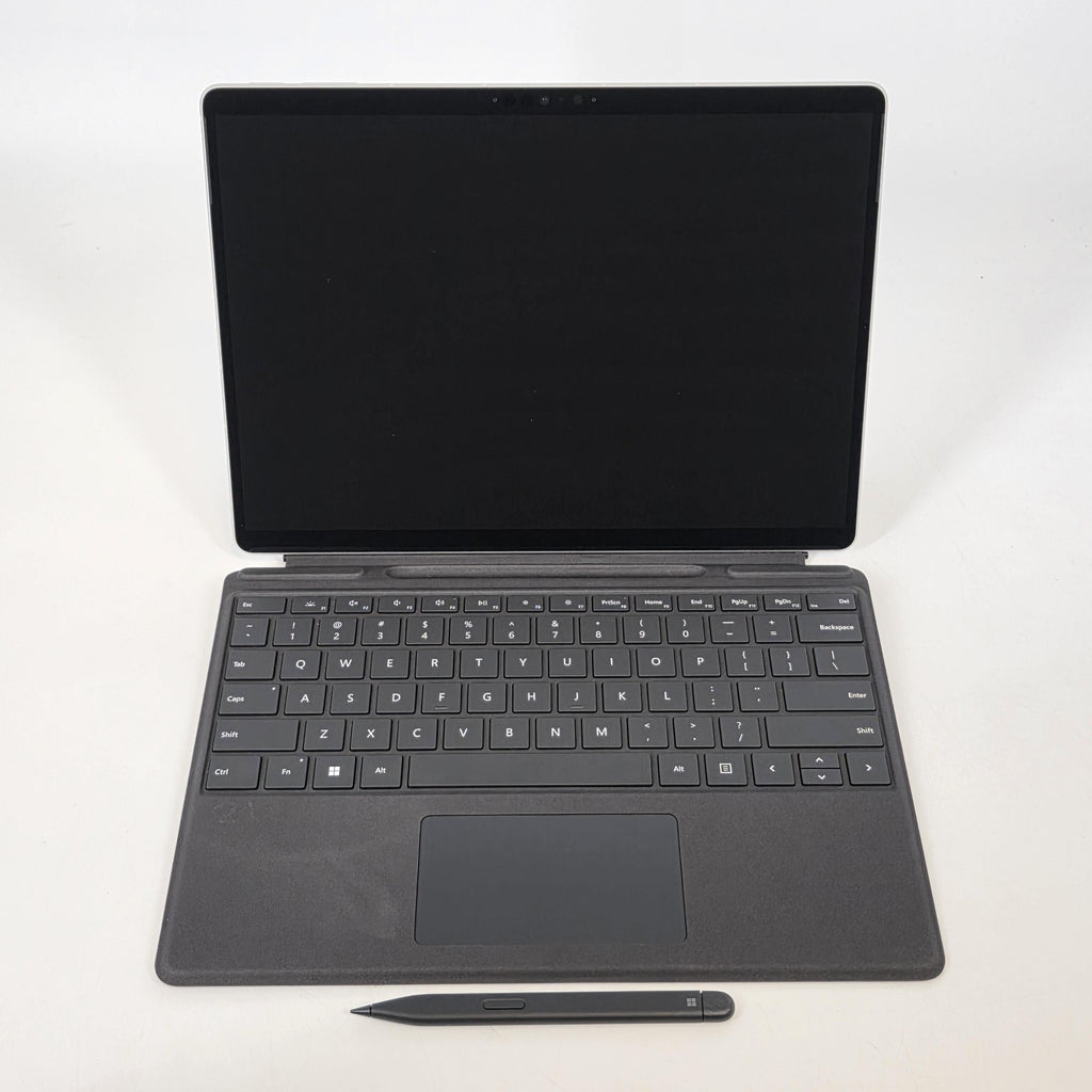 Microsoft Surface Pro 9 13 Platinum Unlocked 3.0 GHz Microsoft SQ3 Processor 16GB RAM 256GB Solid State Drive