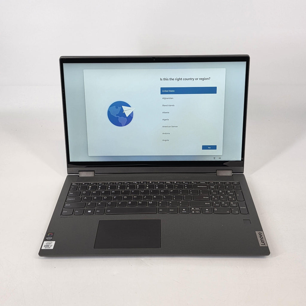 Lenovo IdeaPad Flex 5i 15.6 Black 1.3 GHz Intel Core i7 10th Gen. 16GB RAM 512GB Solid State Drive