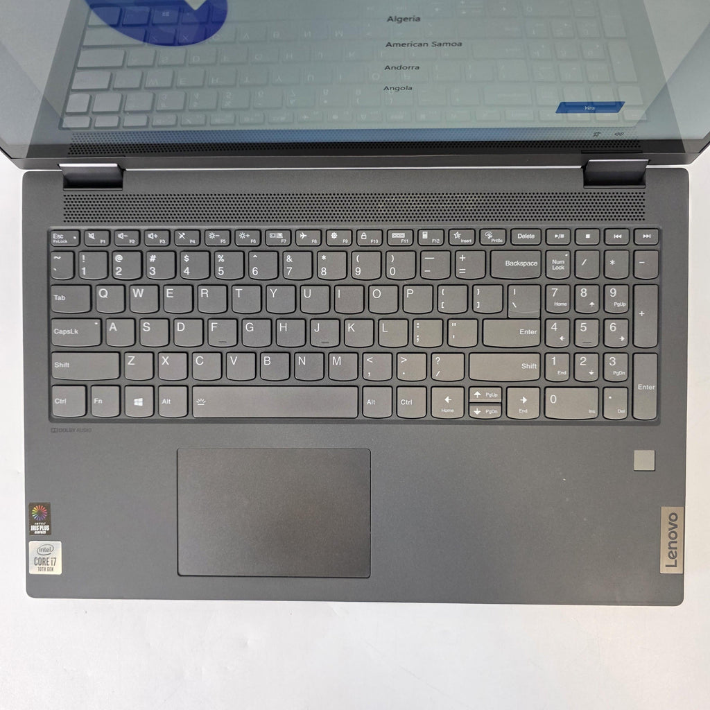 Lenovo IdeaPad Flex 5i 15.6 Black 1.3 GHz Intel Core i7 10th Gen. 16GB RAM 512GB Solid State Drive