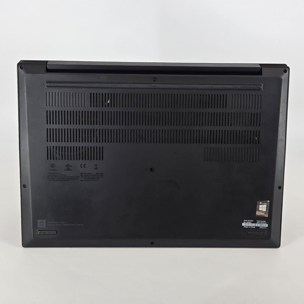 Lenovo ThinkPad P1 Gen 4 16 2021 Black 2.5 GHz Intel Core i7 11th Gen. 16GB RAM 512GB Solid State Drive NVIDIA GeForce RTX 3070 8 GB